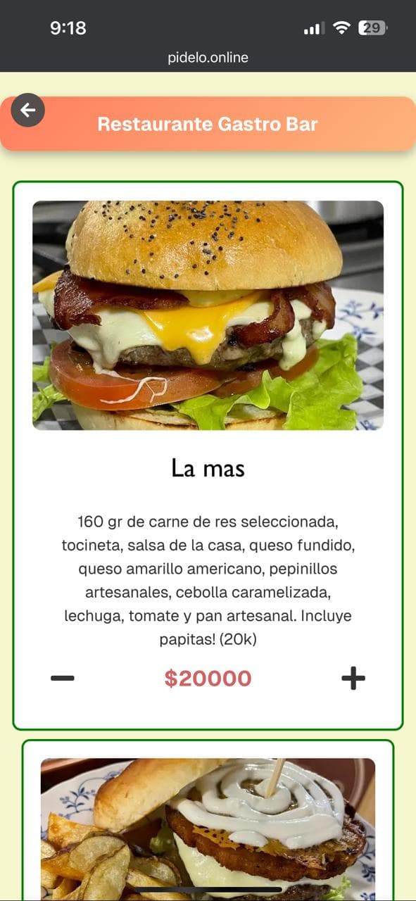 Menú